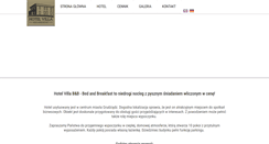 Desktop Screenshot of hotel-villa.pl