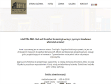 Tablet Screenshot of hotel-villa.pl